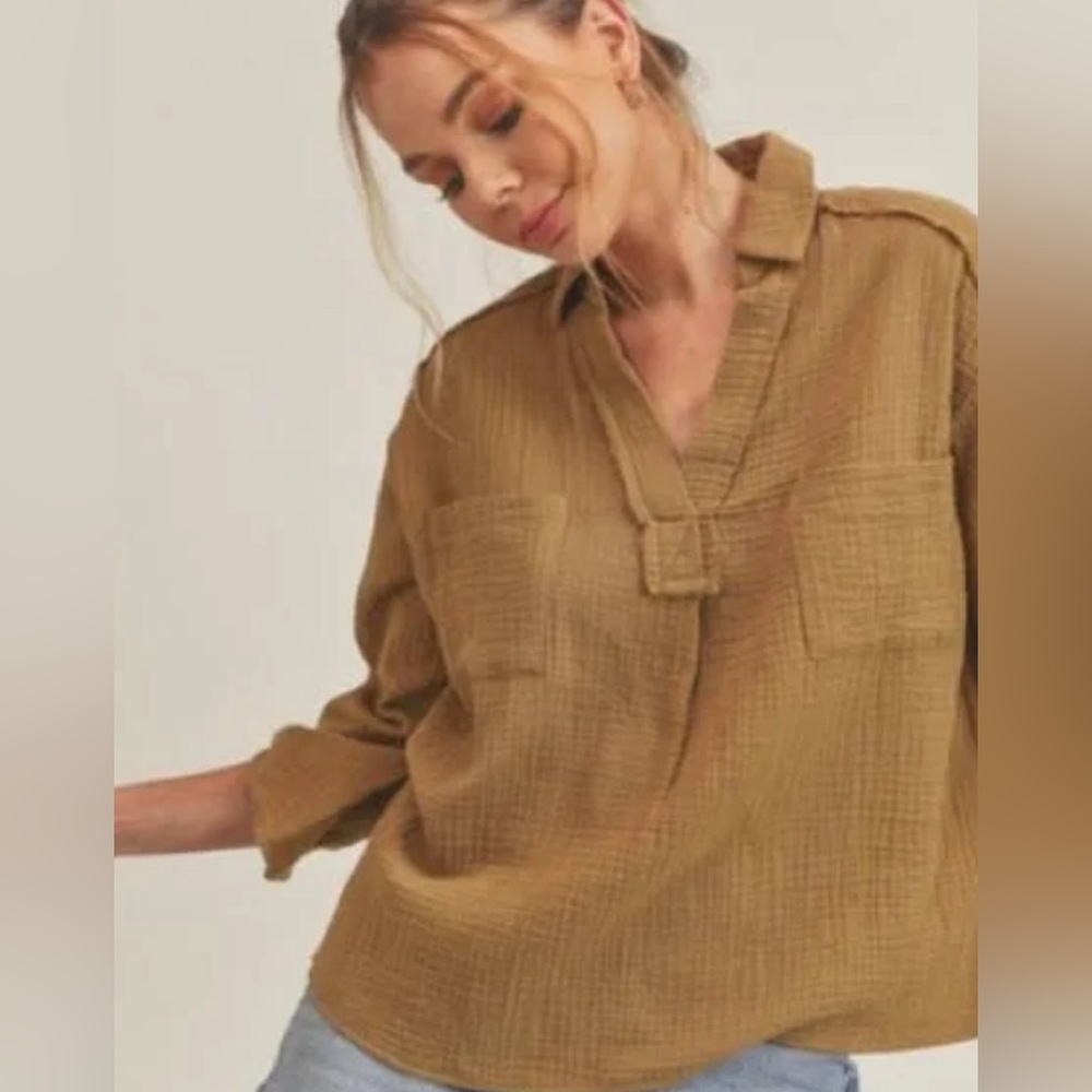 Gauze top